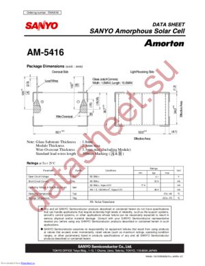 AM-5416 datasheet  