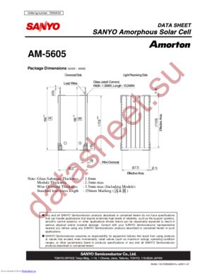 AM-5605 datasheet  