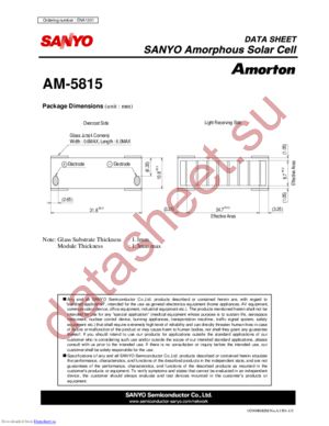AM-5815 datasheet  
