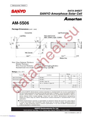 AM-5S06 datasheet  