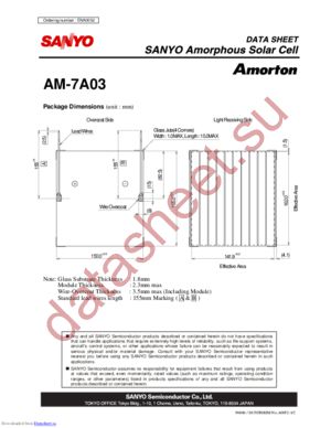 AM-7S03 datasheet  