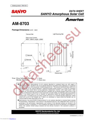 AM-8703 datasheet  