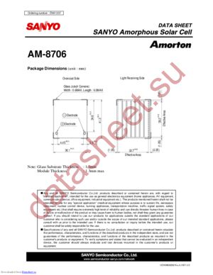 AM-8706 datasheet  