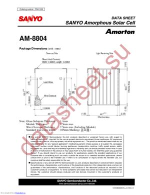 AM-8804 datasheet  
