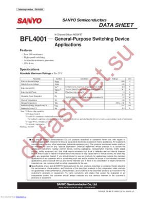 BFL4001 datasheet  