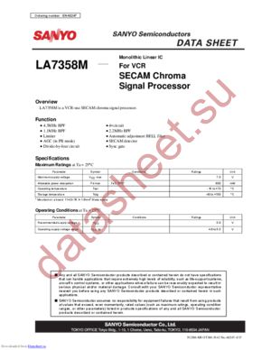 LA7358M datasheet  
