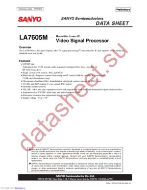 LA7605M datasheet  