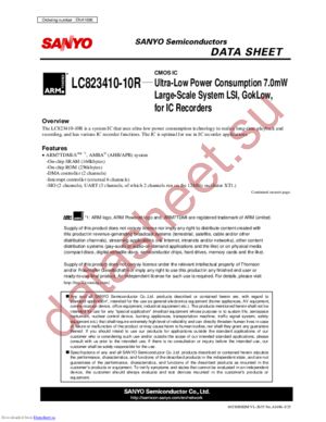 lc823410-10r datasheet  