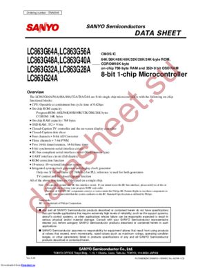 LC863G28A datasheet  