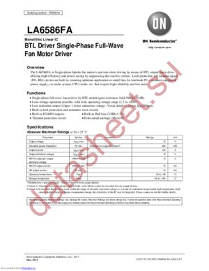 LA6586FA datasheet  