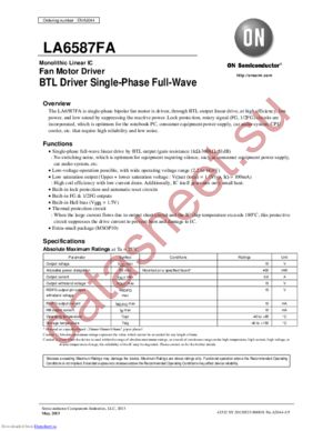 LA6587FA datasheet  