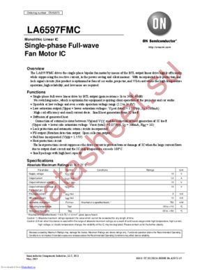 LA6597FMC datasheet  