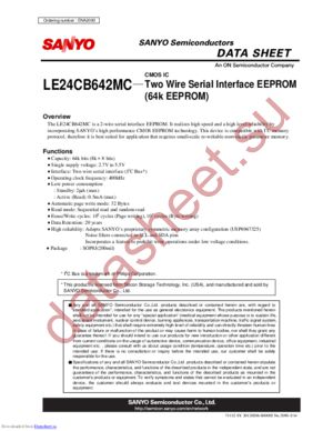 LE24CB642MC datasheet  