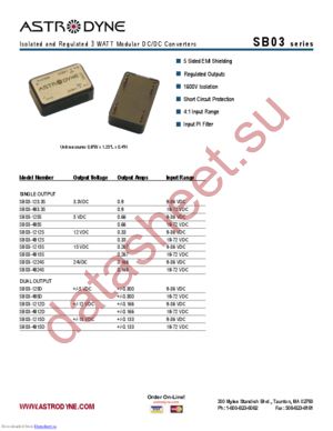 SB03-1212D datasheet  