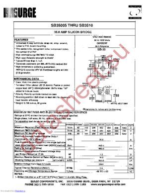 SB35 datasheet  