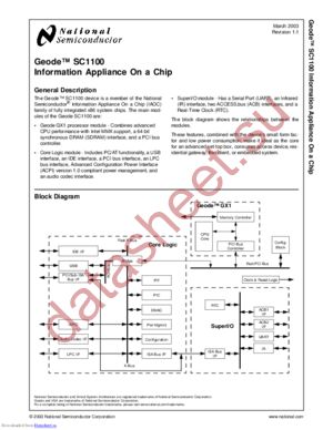 SC1100UFH-266 datasheet  