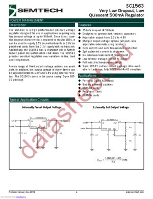 SC1563ISK1.8TRT datasheet  