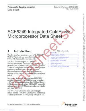 SCF5249VF140 datasheet  