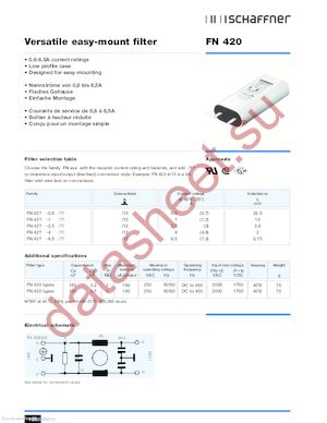 FN420-2.5-13 datasheet  