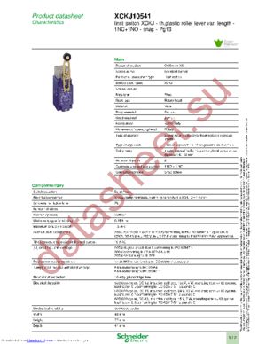 XCKJ10541 datasheet  