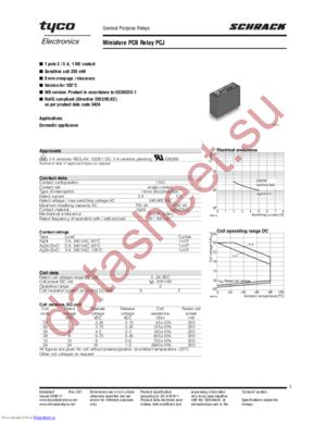PCJ-105D3MH,301 datasheet  