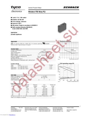 PCJ-124D3MH,301 datasheet  