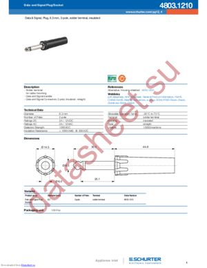 4803.121 datasheet  