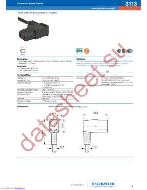 2228-D-3113-A-001000 datasheet  