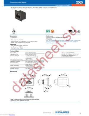 2565-X-7730-B-425 datasheet  