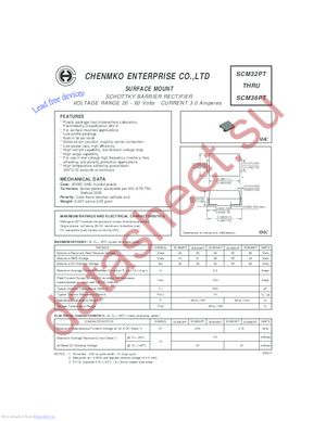 SCM34PT datasheet  