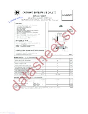 SCM34SLPT datasheet  