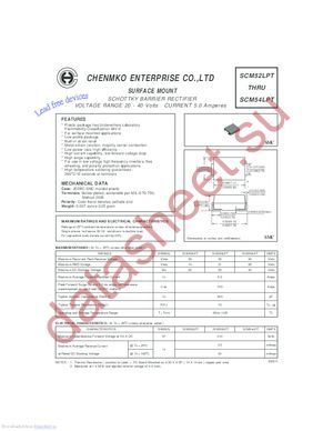 SCM54LPT datasheet  