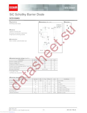 SCS108AG datasheet  