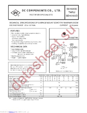 SD10100D datasheet  