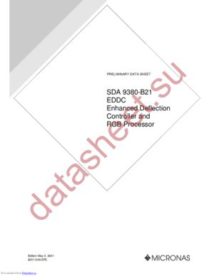 SDA9380 datasheet  
