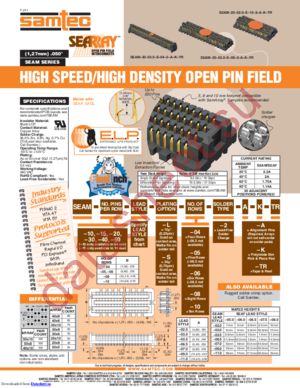 SEAM-20-03.5-S-10-2-A datasheet  