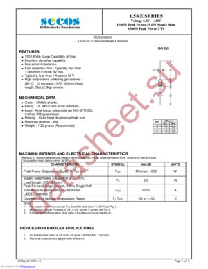 1.5KE6.8A_10 datasheet  