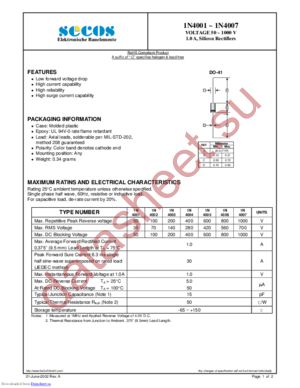 1N4001_09 datasheet  