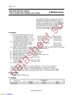 S-8204BAB-TCT1G datasheet  