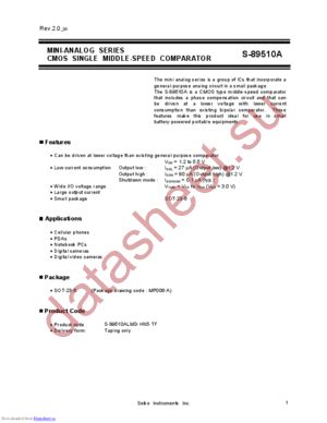 S-89510A datasheet  