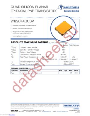 2n2907aqcsm datasheet  