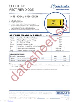 1N5819D2A-JQRS.GCDE datasheet  