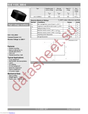 SI-E1125-500-6 datasheet  