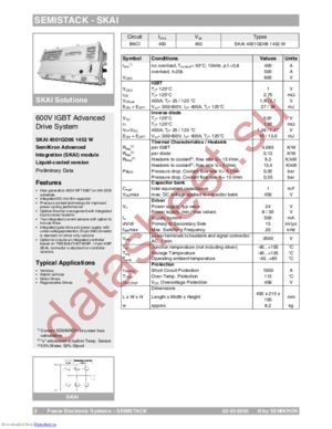 SKAI4001GD061452W datasheet  