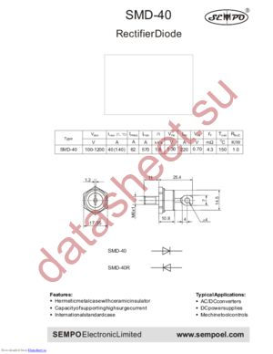 SMD-40 datasheet  