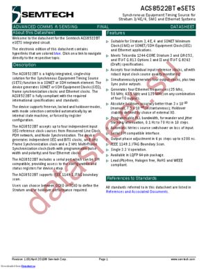 ACS8522B datasheet  