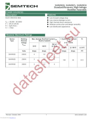 S6HVM20 datasheet  