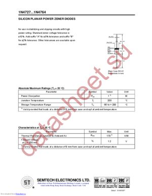 1N4727 datasheet  