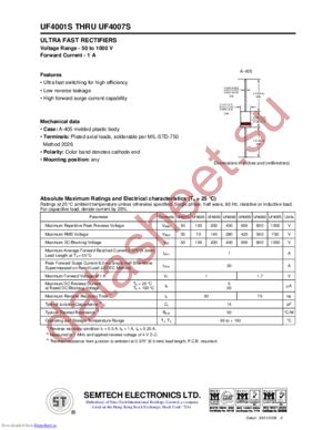 UF4006S datasheet  