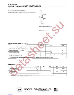 P3V6B datasheet  